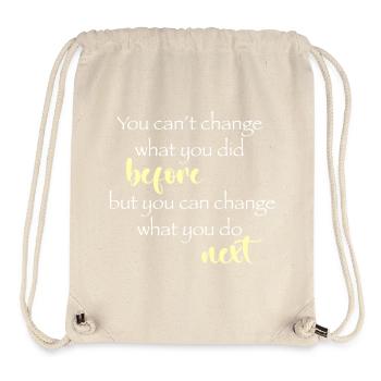 Change next - Stanley/Stella recycelter Gym Bag - Naturweiß - Vorne