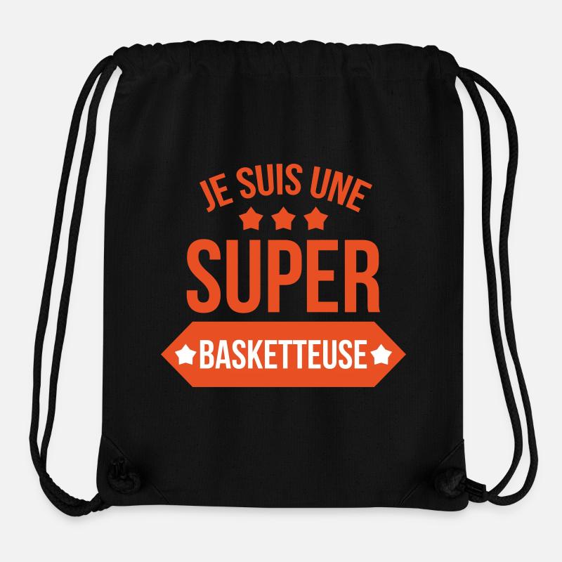 Ich bin ein großartiger Basketballspieler - Stanley/Stella recycelter Gym Bag - Schwarz