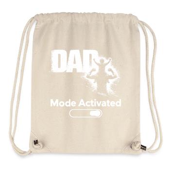 Cadeau du Père Drôle en mode Papa Activé - Sac à cordon recyclé Stanley/Stella - blanc naturel - Devant