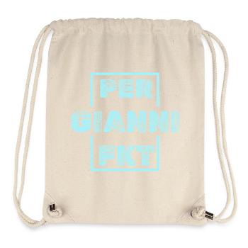 Cadeau pour Gianni - Sac à cordon recyclé Stanley/Stella - blanc naturel - Devant