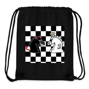 Schach - Stanley/Stella recycelter Gym Bag - Schwarz - Vorne