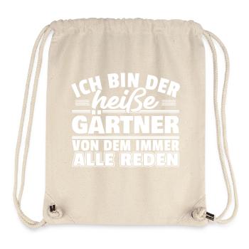 Heißer Gärtner - Stanley/Stella recycelter Gym Bag - Naturweiß - Vorne