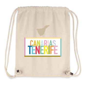 Tenerife / Tenerife - Îles Canaries (Canarias - Sac à cordon recyclé Stanley/Stella - blanc naturel - Devant