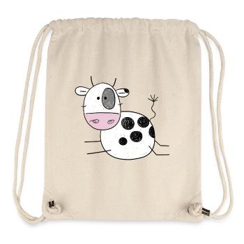 Funny Cow Comic I Kids Gift I Calves - Stanley/Stella Recycled Gym Bag - natural - Front