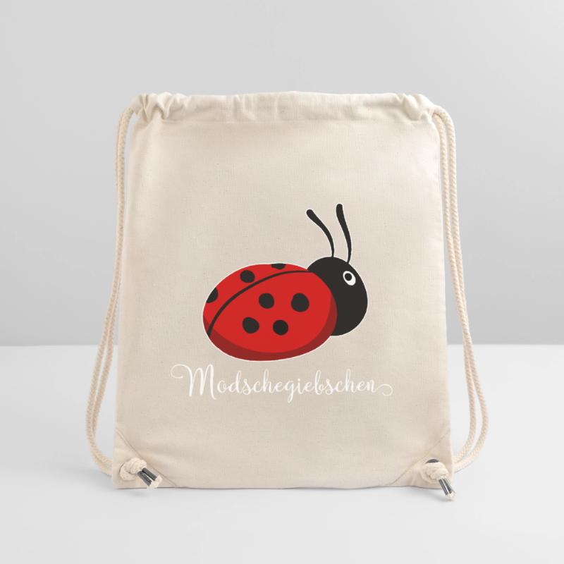 Modschegiebchen Marienkäfer Sächsisch Geschenkidee Stanley/Stella recycelter Gym Bag