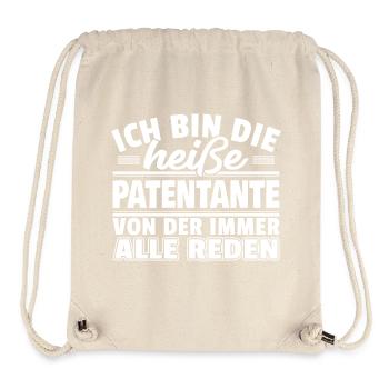Heiße Patentante - Stanley/Stella recycelter Gym Bag - Naturweiß - Vorne