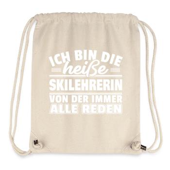 Heiße Skilehrerin - Stanley/Stella recycelter Gym Bag - Naturweiß - Vorne