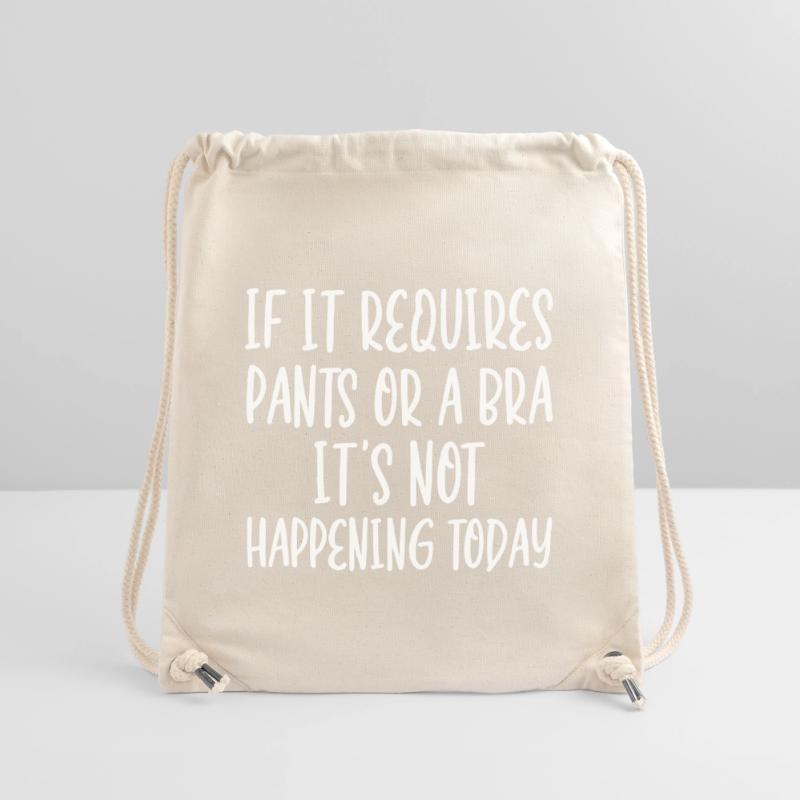 Wenn es eine Hose oder einen BH erfordert, passiert es nicht Stanley/Stella recycelter Gym Bag