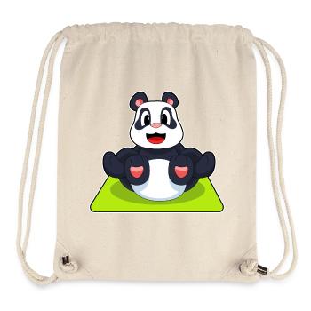 Panda Yoga Fitness Gymnastik - Stanley/Stella recycelter Gym Bag - Naturweiß - Vorne