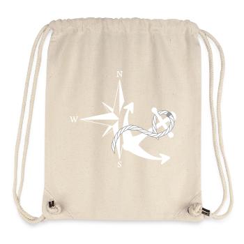 Anker & Seerose - Stanley/Stella recycelter Gym Bag - Naturweiß - Vorne