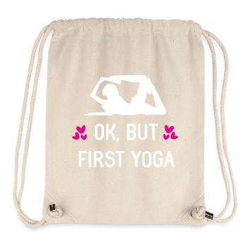 Ok, But First Yoga - Stanley/Stella Recycled Gym Bag - natural - Front