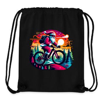 Santa VTT Néon - Sac à cordon recyclé Stanley/Stella - noir - Devant