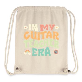 À l’époque de mon professeur de guitare - Sac à cordon recyclé Stanley/Stella - blanc naturel - Devant