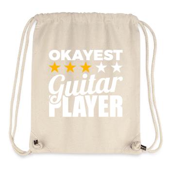 Guitariste moyen - Sac à cordon recyclé Stanley/Stella - blanc naturel - Devant