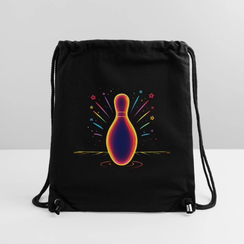 Bowling Synthwave Stanley/Stella Recycled Gym Bag