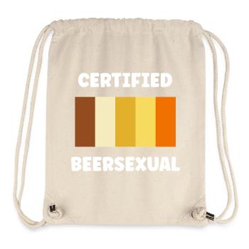 Beersexual Hot Beer Palette - Stanley/Stella recycelter Gym Bag - Naturweiß - Vorne