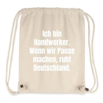 Craftsmen Break Germany - Stanley/Stella Recycled Gym Bag - natural - Front