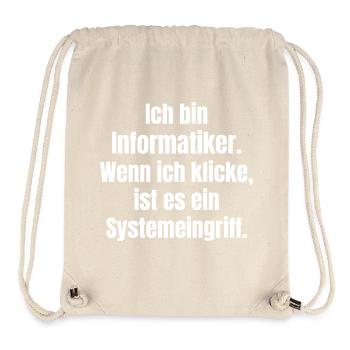 I am Informantiker System Intervention - Stanley/Stella Recycled Gym Bag - natural - Front