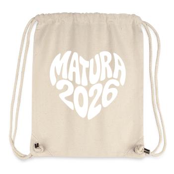 Matura 2026 Heart - Stanley/Stella Recycled Gym Bag - natural - Front