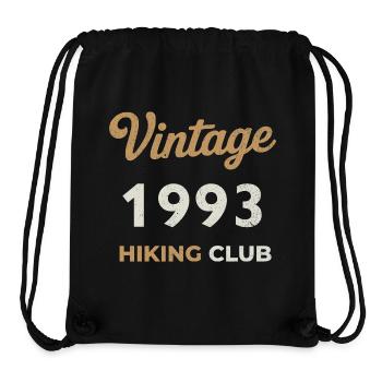 Vintage 1993 – Sailing Club Retro Year of Birth - Stanley/Stella Recycled Gym Bag - black - Front