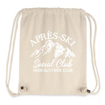 Après Ski Social Club High Altitude Club Skiing - Stanley/Stella Recycled Gym Bag - natural - Front