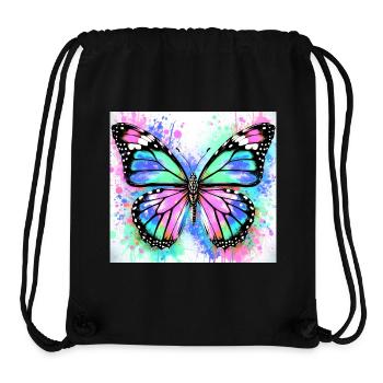 butterfly - Stanley/Stella Recycled Gym Bag - black - Front