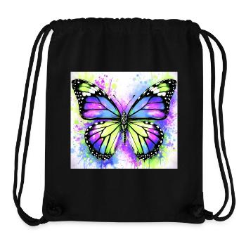 butterfly - Stanley/Stella Recycled Gym Bag - black - Front