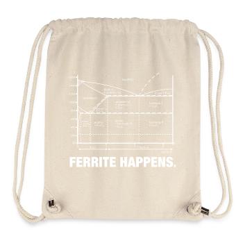 Iron Carbon Diagram Nerd Ferrite Steel - Stanley/Stella Recycled Gym Bag - natural - Front