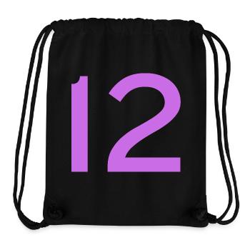 12 - Stanley/Stella recycelter Gym Bag - Schwarz - Vorne
