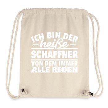 Heißer Schaffner - Stanley/Stella recycelter Gym Bag - Naturweiß - Vorne