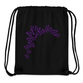 butterflies - Stanley/Stella recycelter Gym Bag - Schwarz - Vorne