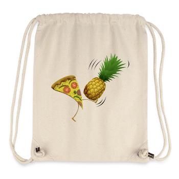 Pizza ohne Ananas - Stanley/Stella recycelter Gym Bag - Naturweiß - Vorne