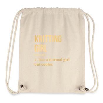 Stricken - Stanley/Stella recycelter Gym Bag - Naturweiß - Vorne