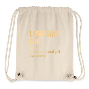 Longboard - Sac à cordon recyclé Stanley/Stella - blanc naturel - Devant