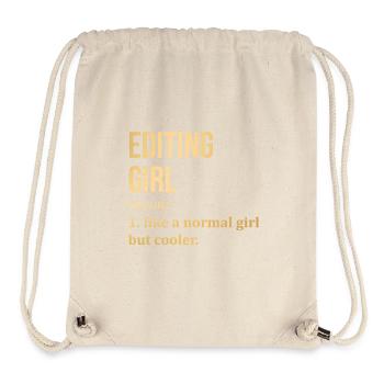 Redakteur - Stanley/Stella recycelter Gym Bag - Naturweiß - Vorne