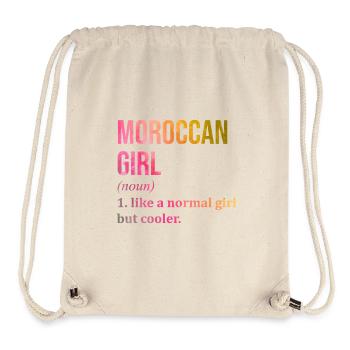 Marokko - Stanley/Stella recycelter Gym Bag - Naturweiß - Vorne