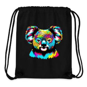 Koala - Stanley/Stella recycelter Gym Bag - Schwarz - Vorne
