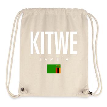 Kitwe Zambia - Stanley/Stella Recycled Gym Bag - natural - Front