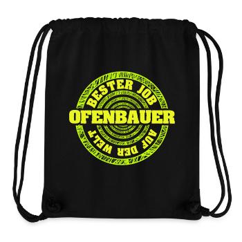 Stove builder as a job - Stanley/Stella Recycled Gym Bag - black - Front