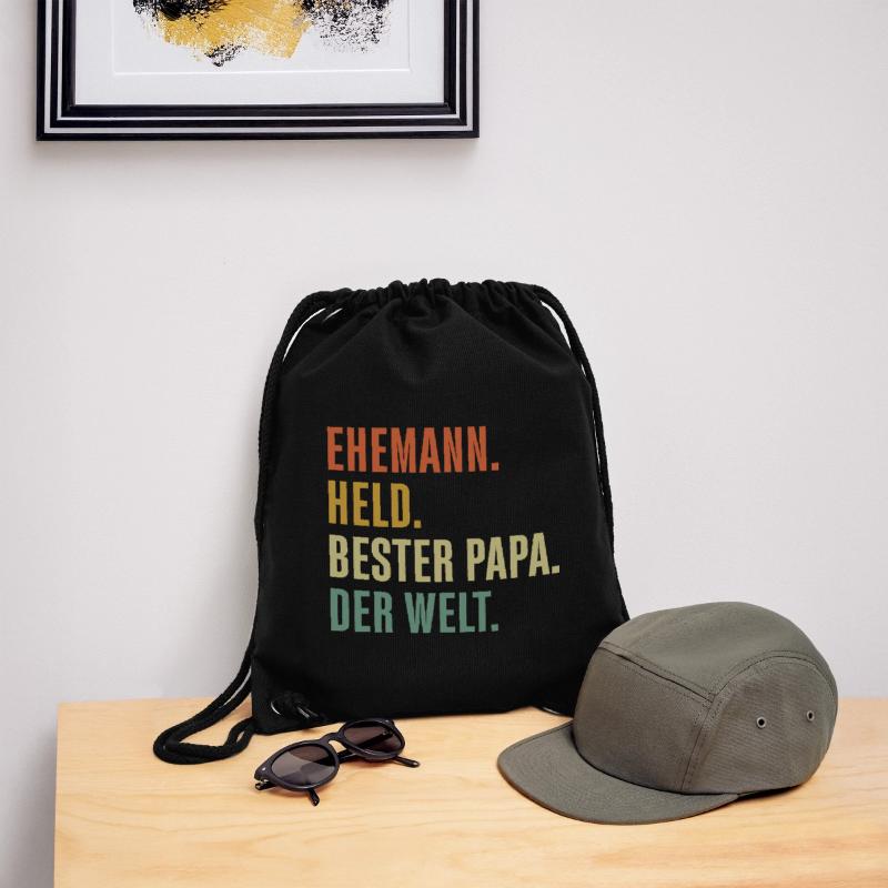 Vatertag Geschenkidee Bester Papa der Welt Ehemann Stanley/Stella recycelter Gym Bag