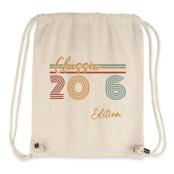 2016 Vintage Retro Geburtstagsgeschenk - Stanley/Stella recycelter Gym Bag - Naturweiß - Vorne