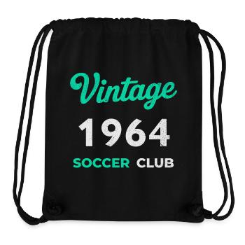 Vintage 1964 – Soccer Club Retro Birth Year - Stanley/Stella Recycled Gym Bag - black - Front