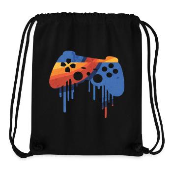 Gaming retro - Stanley/Stella recycelter Gym Bag - Schwarz - Vorne