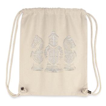 Chess Knight Medieval Figures for Men - Stanley/Stella Recycled Gym Bag - natural - Front
