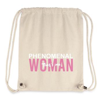 Penomenal Woman Das bin ich - Stanley/Stella recycelter Gym Bag - Naturweiß - Vorne
