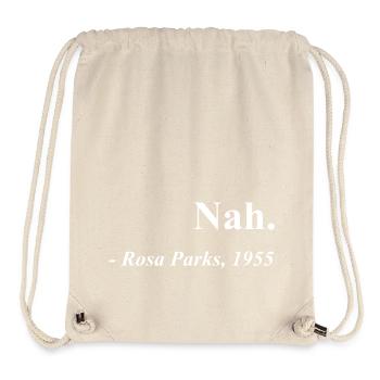 kein Zitat von Rosa Parks - Stanley/Stella recycelter Gym Bag - Naturweiß - Vorne