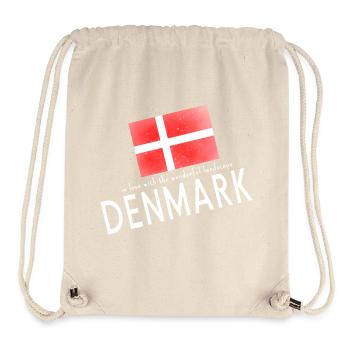 Denmark Danmark - Stanley/Stella Recycled Gym Bag - natural - Front
