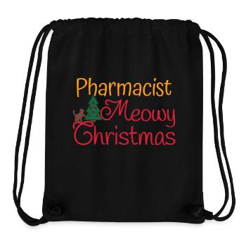 Apotheker Katzen xmas meowy Weihnachten - Stanley/Stella recycelter Gym Bag - Schwarz - Vorne