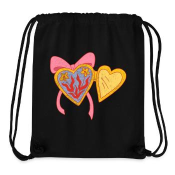 Open heart - Stanley/Stella Recycled Gym Bag - black - Front