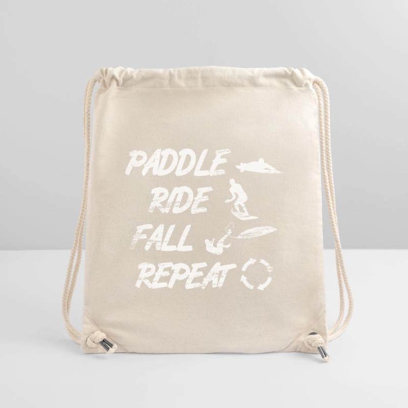 Paddle Ride Fall Repeat Stanley/Stella recycelter Gym Bag